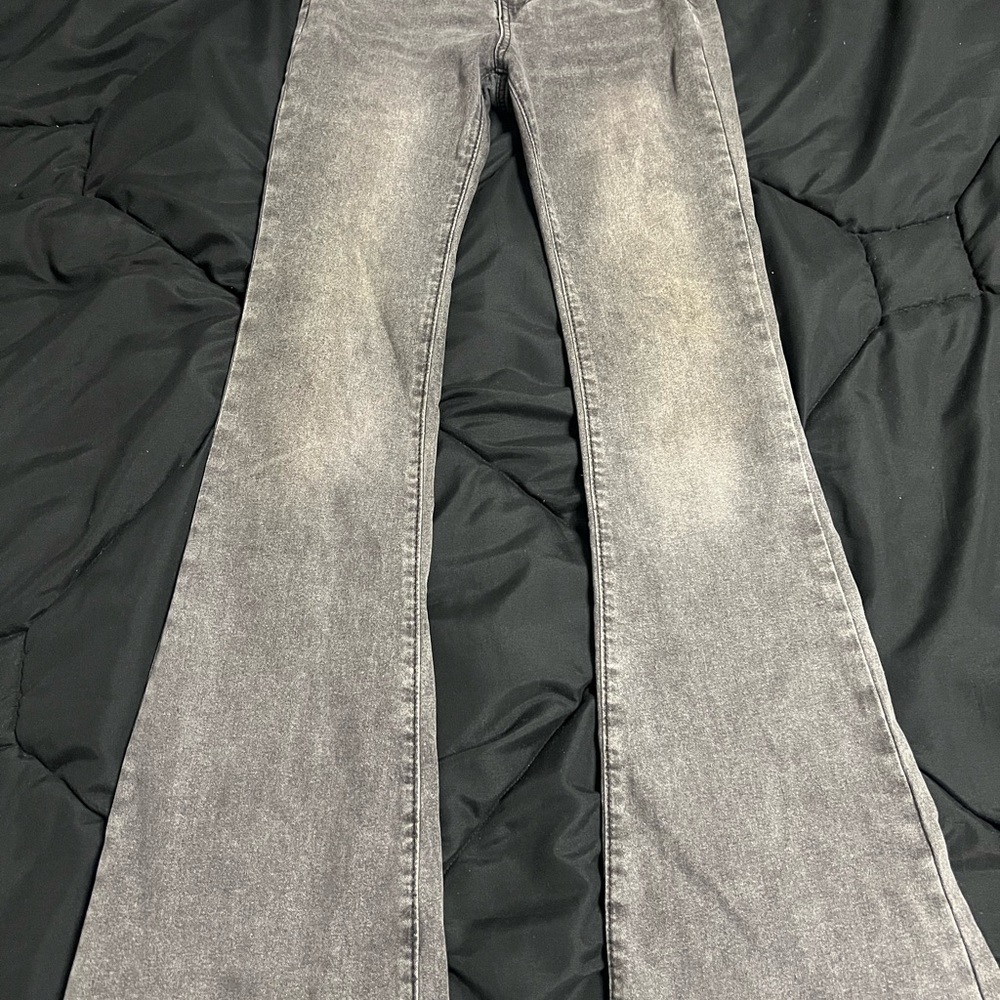 SHEIN Gray Wide Leg Jeans
